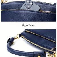 Bolso Cruzado de Moda Nueva Bolso de Negocios Suave Lavado con Estilo Elegante - details 18
