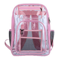 Mochila Cabina PVC Transparente 20L - Impermeable para Viajes y Gimnasio |   Diseño Moderno con Compartimento Seguro - details 2