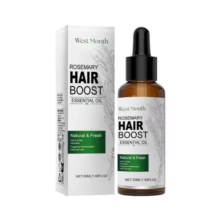 West&Montreal Rosemary Essence Repair Dry Fury nutre y suaviza el cabello, aceite esencial para el cuidado del cabello grueso - 1