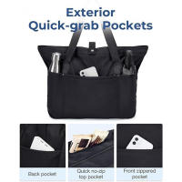 Bolsos de mujer, bolsos ligeros y esponjosos con compartimentos, bolsos de hombro acolchados para viajes y trabajo - details 1