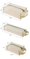 Bolsa de malla para cosméticos, neceser de viaje para maquillaje y artículos de tocador, neceser de baño para mujer, estuche de almacenamiento portátil para brochas de lápiz labial, novedad - details 3