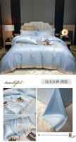 Juego de Cama de Europeo Simple con 60 Hilos Lavado y Doble Cara Suave como Seda de Hielo Juego de 4 Piezas con Funda de Edredón y Sábana - details 11