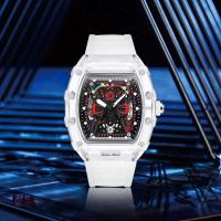 Reloj de pulsera de cuarzo para hombre, de lujo, Premium, tendencia automática, resistente al agua, transparente, luminoso, novedad de 2025 - details 1