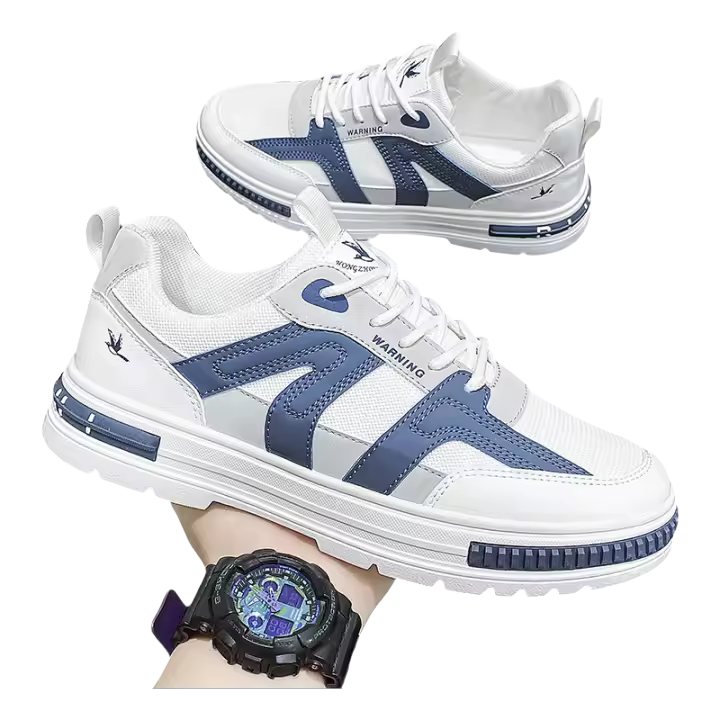 Zapatos De Deporte Para Hombre Con Malla Transpirable Plataforma Antideslizante Resistente Al Desgaste Para Senderismo Casuales De Otoño Zapatos Trend - 1