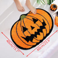 Alfombra de Halloween de Pared de Tejido de Araña Negra Alfombra Antideslizante para Bajo de Puerta Principal para Decoración Gótica - details 7