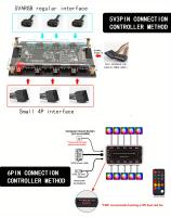 Ventilador RGB MANMU de 12 cm, espejo espacial infinito silencioso ARGB+PWM, refrigerador de CPU 12025, velocidad de aire ajustable de 63 CFM 800-1800 RPM, cuchilla positiva, compatible con consola de juegos, no requiere batería - details 1