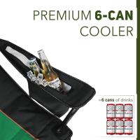 Silla de Camping Plegable - Grande Silla de Pesca Portátil con Reposabrazos Portabebidas - para Acampada Jardín Playa Pesca - hasta 204 kg - details 5