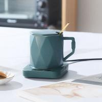 Calentador de tazas, taza de café, calentador de leche, té, almohadilla de calentamiento de agua, estera cálida, posavasos de temperatura constante, enchufe de la UE - details 10