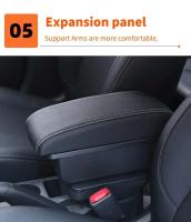 2019-2023 Pasamanos de iluminación de consola central de colector de polvo Dacia, accesorios decorativos de cuero - details 11