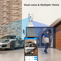 Lenovo Cámara de Vigilancia de 4K 8MP Lente Doble, Pantalla Doble, Tracking AI, Zoom Digital 4x - details 2