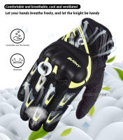 Guantes de Carreras SUOMY de Tamaño Grande XXL Negros con Decoración Elegante Antideslizantes y Transpirables para Moto Cierre de Pulgar Lavables en Agua - details 28