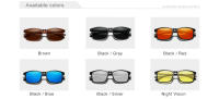 KINGSEVEN-gafas de sol ultraligeras TR90 para hombre y mujer, lentes polarizadas Cat.3, UV400 TAC, para conducir, informales, 7361 - details 2