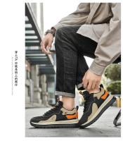 Zapatos Deportivos de Malla de Cuero Versátiles para Hombres 2025 Ligeros, Antideslizantes, Absorbentes de Golpes para Correr - details 4