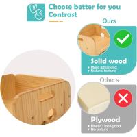 Set de Mesa y Sillas Montessori para Bebés de 1-3 Años Ajustable en Altura - details 5