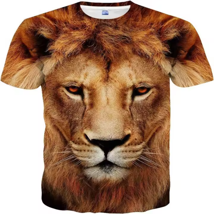 2025 Camiseta 3d de manga corta para hombre, ropa de moda de manga larga, ropa de Color - 1