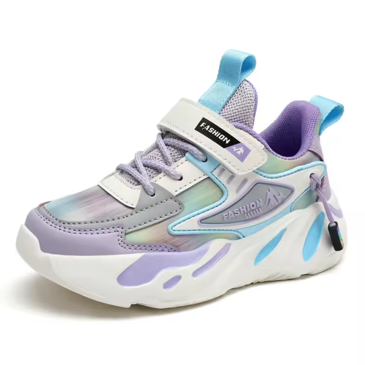 Zapatillas Deportivas Transpirables para Niños Zapatos Planos Cómodos para Uso Diario en Rosa - 1