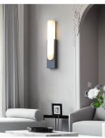 Lámpara de pared de mármol larga moderna con LED, Fondo de dormitorio, pasillo, sala de estar, lámpara de mesita de noche, 110V, 220V - details 14