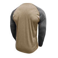 Camisetas Largas para Hombres Moda Casual con Color Contraste Perfecto para Primavera Otoño - details 9
