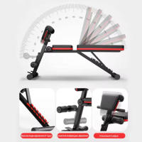 BANCO ABDOMINAL, AJUSTABLE, MULTIFUNCIONAL PARA MUSCULACIÓN, GIMNASIO EN CASA - details 7