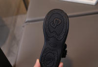 Zapatos de cuero con flores florales para niñas, calzado plano para fiesta, color negro, dulce, princesa - details 18