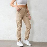 Pantalones Cargo de cintura alta para primavera y otoño con bolsillos Haruku para mujer, novedad en calidad coreana de los años 90 - details 9