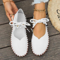 Zapatos planos informales para Mujer, zapatillas a la moda De verano, deportivas con cordones para caminar, para correr, novedad - details 7