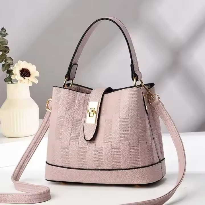 Bolso de hombro diagonal de gran capacidad para mujer de alta gama, cierre de cremallera moderno, diseño y producción 21419 PU - 1