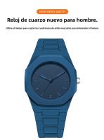 Reloj Unisex de Diseño Nórdico Cuarzo Ultraligero 51g, Resistente al Agua 30M, Caja de Plástico Premium con Estuche Negro y Destornillador para Personalización - details 2