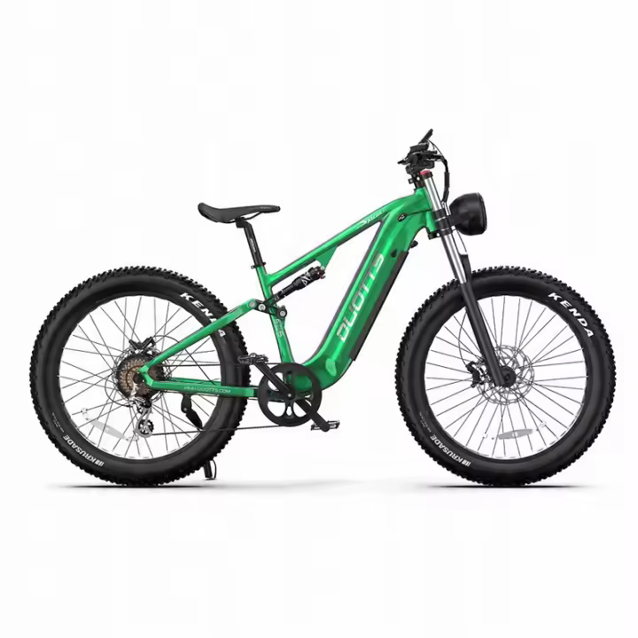 Dot E26 bicicleta eléctrica 55 km/h 750w 48v 20ah 121 km VTT verde - 1