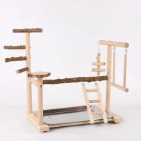Juguete de escalada para pájaros, jaula de entrenamiento para loros, columpio, plataforma de gimnasio, juguete para masticar, nuevo - details 3