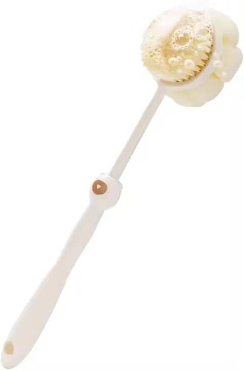 Cepillo de Ducha de Doble Cara Cepillo de Cuerpo con Cerdas Suaves y Duros para Duchas - 1