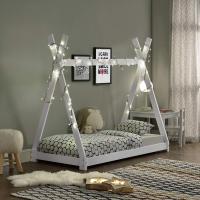 Cama para niños pequeños Cama Infantil 160 x 80cm Estructura Tipi de Madera Pino Color Pino Natural - details 68