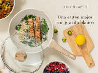 Sartenes de Cocina Carote, 8 Piezas, Antiadherentes, inducción, batería, Aptas para Todas las Estufas, Compatibles con alfombrilla de Microondas - details 3