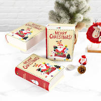 Cajas de Dulces en Forma de Libro Navideño 5Pcs Empaquetado de Regalos de Navidad para Fiestas de Cumpleaños Suministros de Decoración de Navidad - details 4