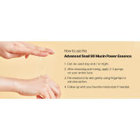 Esencia Reparadora de Potencia al 96%, 3.38 fl.oz, 100 ml, Suero Facial Hidratante con Filtración de Secreción de Caracol para Piel Opaca y Delgada. - details 4