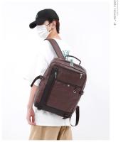 Bolso para hombres bolso Pu mochila de gran capacidad viaje de ocio bolso de computadora de embarque para hombres - details 10