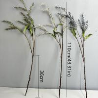 Planta Artificial de tacto Real, rama de fruta, arte Floral hecho a mano, plantas verdes simuladas, plantas falsas realistas, decoración de jardín al aire libre - details 0