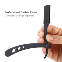 Nueva Maquinilla de Afeitar Profesional para Peluquería Herramienta de Corte de Pelo Universal de Acero Inoxidable de Metal - details 0