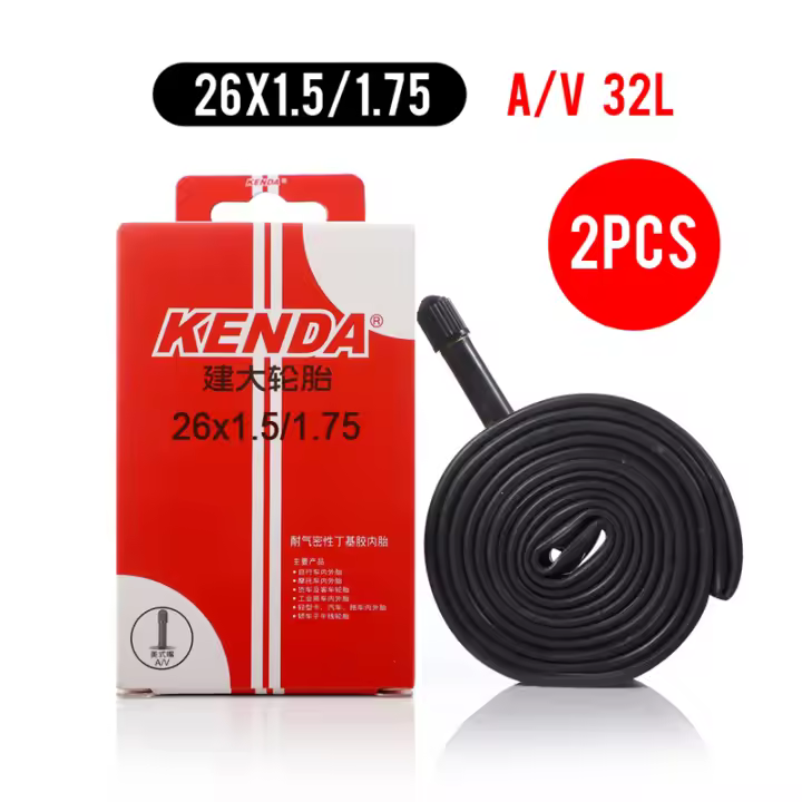 KENDA-tubo interior para bicicleta de montaña, válvula Schrader Presta, 48L, 29, MTB, 2 piezas, 26/27.5/29 - 1