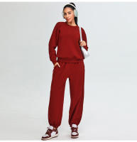 Otoño Invierno nuevos pantalones deportivos de cintura alta Modal suave Jogger correr entrenamiento suelto Casual Fitness pantalones largos - details 29