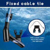 Regulador de Boquilla de Snorkel Boquilla de Buceo Accesorio Universal Reemplazo Respirador de Silicona de Buceo Azul - details 4