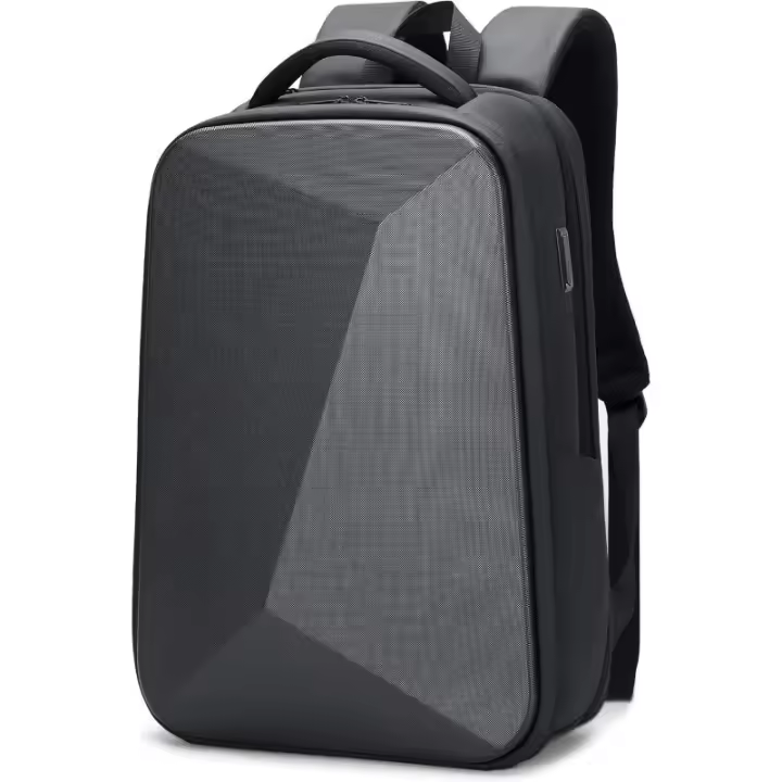 Mochila antirrobo para mujer, mochila impermeable para ordenador portátil A ++ con puerto USB y bloqueo de contraseña, mochila de viaje aéreo, mochila de negocios resistente a los arañazos para el trabajo, universidad, 15,6 pulgadas - 1