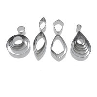 Herramienta de arcilla polimérica de 20 piezas, cortador redondo de acero inoxidable, molde de corte de cerámica artesanal para joyería colgante - details 3