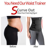 Waist Trainer Body Shaper Slimming Sweat Belt Waist Trimmer for Women Belly Weight Loss Slimming Belt Tummy Trimmer with Adjusta - details 6