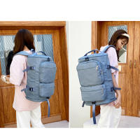 Mochila de viaje grande para mujer, bolso de día informal con estilo, resistente al agua, con correa de equipo, para deportes, Yoga - details 15