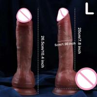 Empaque privado SEX Big Dick Dildo Realista 10.4 Pulgadas Doble Penetración Anal Autoestimulación Para Mujeres - details 8