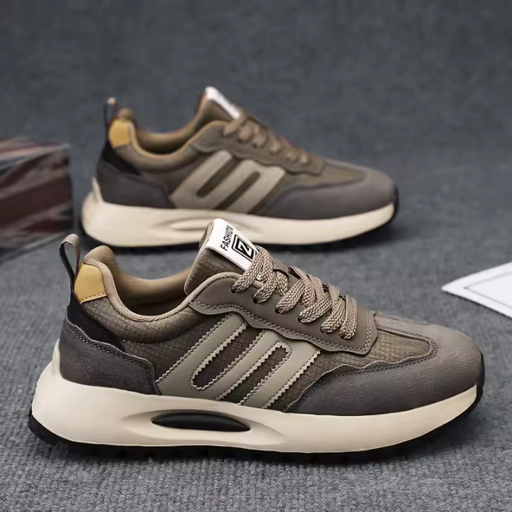 Zapatos Casuales para Hombres Argan Nueva Moda Primavera 2025 Zapatos Deportivos de Correr para Altura Aumentada Estilo Plataforma Trendy - 1