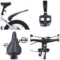 Bicicleta de Montaña de Acero de Alto Carbono y PU para Niños Estilo Clásico Duradero Belleza - details 7