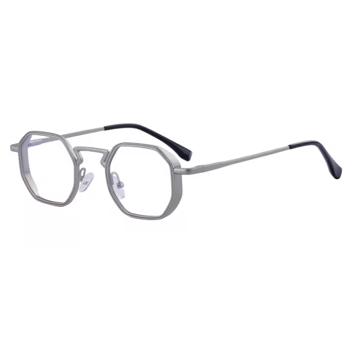 Gafas de sol de moda 2025, nuevas, con montura metálica y patillas resistentes al sol para hombre. - 1