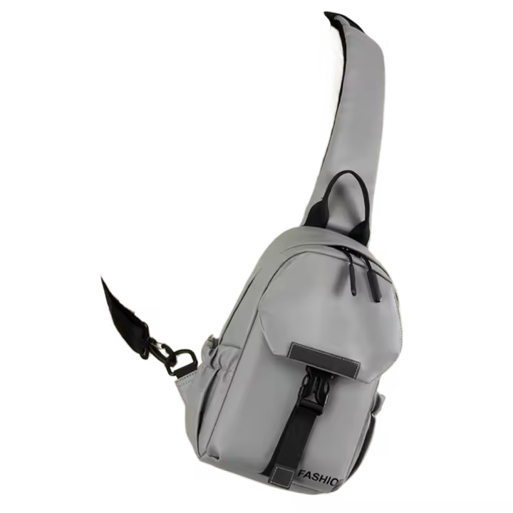 Bolso de pecho de gran capacidad para hombre, bandolera de nailon con cremallera y correa ancha, almacenamiento, bandolera multiusos, de negocios - 1